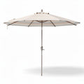 Sonnenschirm mit Streifendesign aus hochwertigem Material 180 x 180 x 250cm